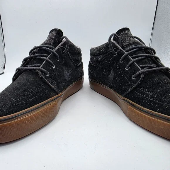 Nike SB Zoom Stefan Janoski Mid Mens Size 9 Black Brown Sneaker Shoes Casual